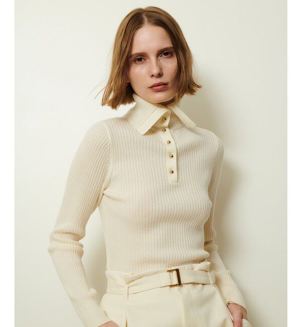 allureville「2WAYネックリブタートル」|ニット・セーター|