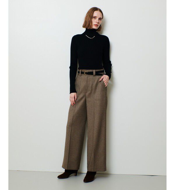 allureville「2WAYネックリブタートル」|ニット・セーター|