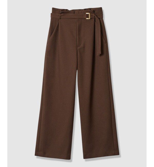 allureville「ウールライクフランネルヨークレスパンツ」|チノ|