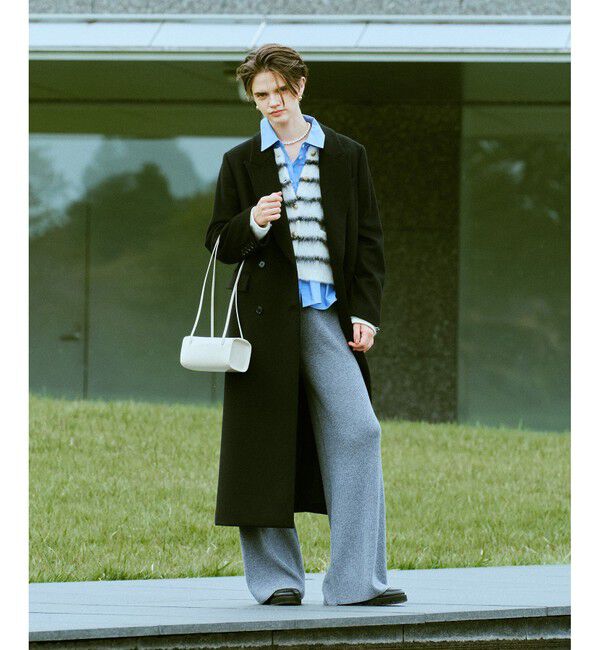 allureville「カシミヤ混ロングチェスターコート」|チェスターコート|