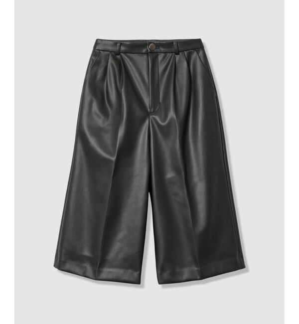 allureville「フェイクレザーバミューダパンツ」|その他|