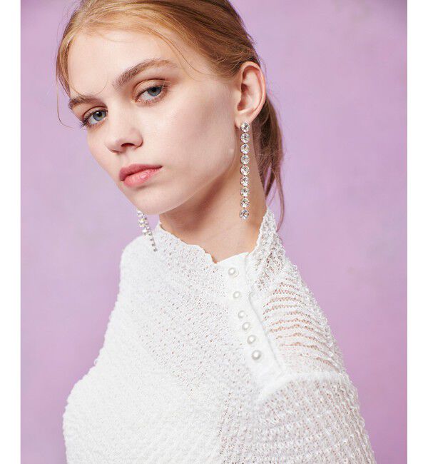 LOULOU WILLOUGHBY「【LOULOU WILLOUGHBY】ティアードラッセルプルオーバー」|Tシャツ・カットソー|