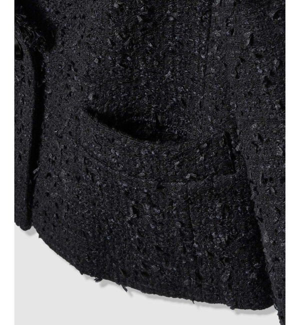 LOULOU WILLOUGHBY「【LOULOU WILLOUGHBY】ファンシーツイードセーラージャケット」|テーラードジャケット|