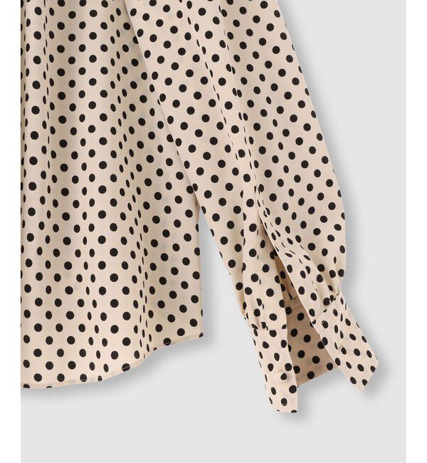 LOULOU WILLOUGHBY「◇【LOULOU WILLOUGHBY】デシンドットフリルボウタイブラウス」|シャツ・ブラウス|