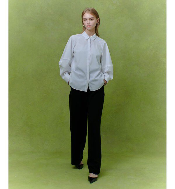 LOULOU WILLOUGHBY「【LOULOU WILLOUGHBY】キリカエボリュームシャツ」|シャツ・ブラウス|