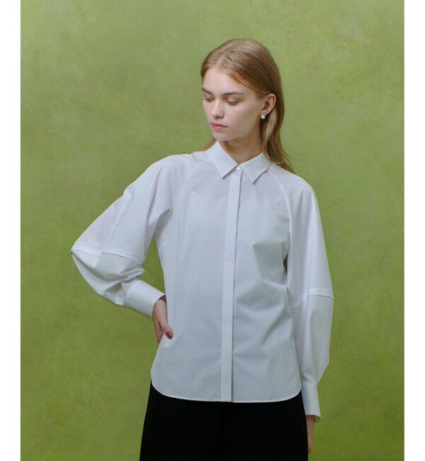 LOULOU WILLOUGHBY「【LOULOU WILLOUGHBY】キリカエボリュームシャツ」|シャツ・ブラウス|