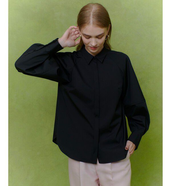 LOULOU WILLOUGHBY「【LOULOU WILLOUGHBY】キリカエボリュームシャツ」|シャツ・ブラウス|