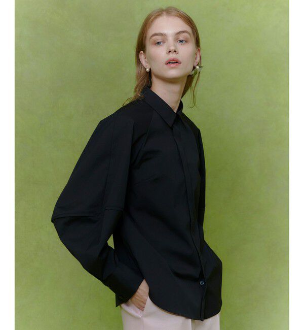 LOULOU WILLOUGHBY「【LOULOU WILLOUGHBY】キリカエボリュームシャツ」|シャツ・ブラウス|