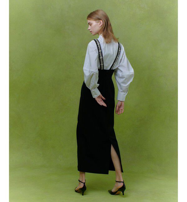 LOULOU WILLOUGHBY「【LOULOU WILLOUGHBY】ビジュージャンパースカート」|ワンピース|