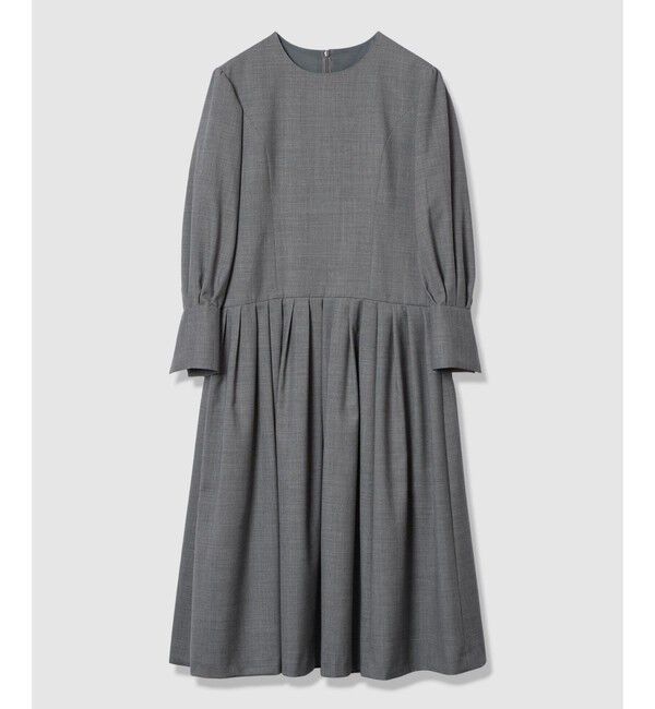 LOULOU WILLOUGHBY「【LOULOU WILLOUGHBY】ウールトロローウエストワンピース」|ワンピース|