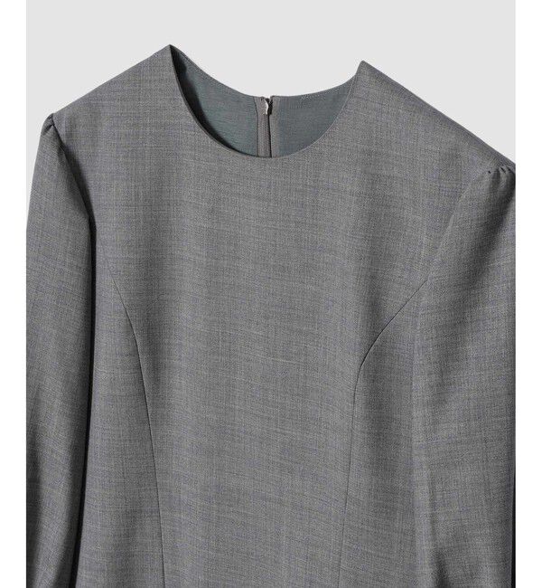 LOULOU WILLOUGHBY「【LOULOU WILLOUGHBY】ウールトロローウエストワンピース」|ワンピース|