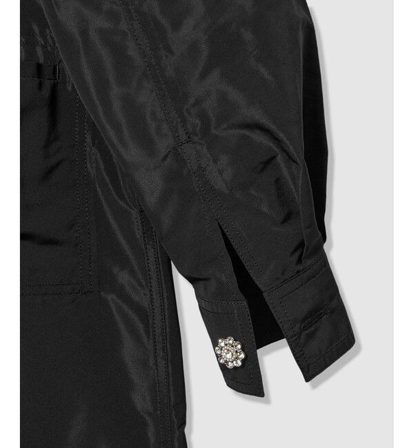 LOULOU WILLOUGHBY「【LOULOU WILLOUGHBY】タフタビジュー釦オールインワン」|オールインワン|