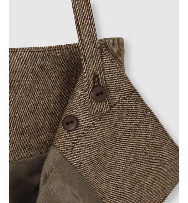 allureville「シックツィードツイルサロペスカート」|スカート|