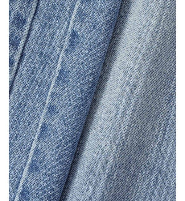 allureville「サイド切替オーバルデニムパンツ」|チノ|