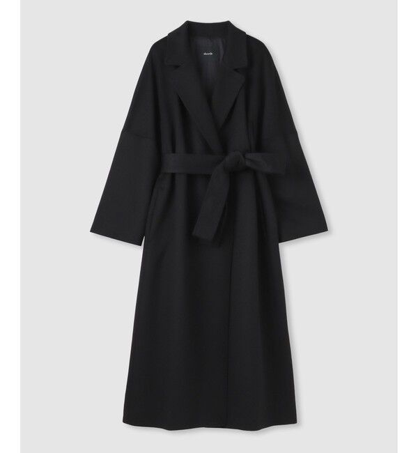 allureville「カシミヤビーバーコート」|ダッフルコート|ブラック