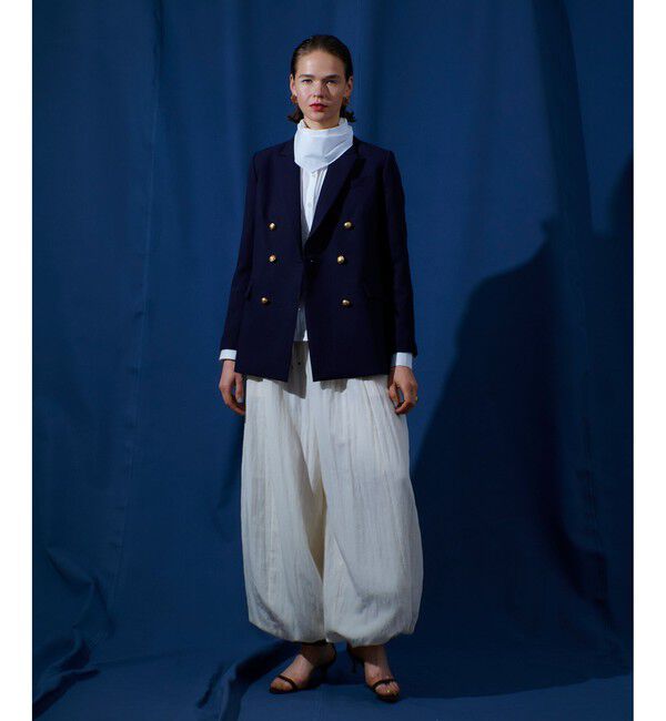 allureville「フィブリルポプリンバルーンパンツ」|チノ|