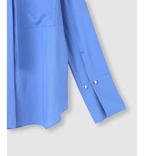 allureville「ブライトツイルアシメボウブラウス」|シャツ・ブラウス|