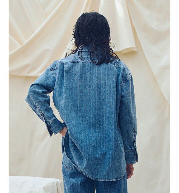 allureville「【ATELIER Line】デニムビッグポケットシャツ」|シャツ・ブラウス|