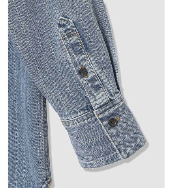 allureville「【ATELIER Line】デニムビッグポケットシャツ」|シャツ・ブラウス|