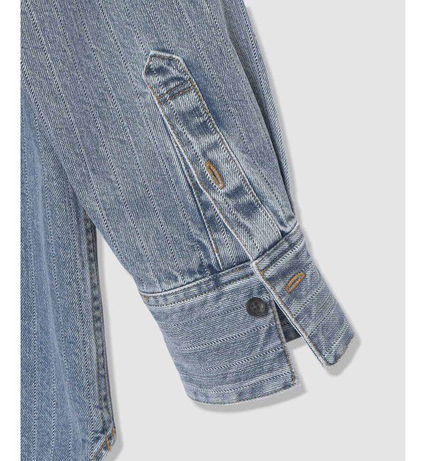 allureville「【ATELIER Line】デニムビッグポケットシャツ」|シャツ・ブラウス|