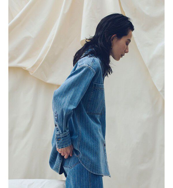 allureville「【ATELIER Line】デニムビッグポケットシャツ」|シャツ・ブラウス|