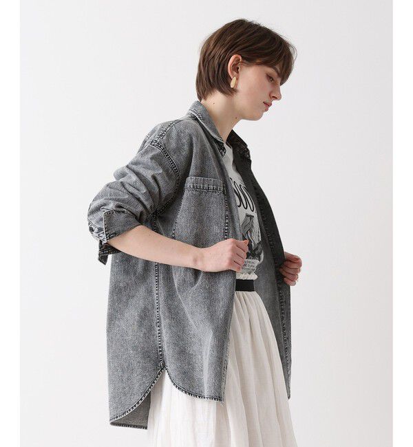 allureville「【ATELIER Line】デニムビッグポケットシャツ」|シャツ・ブラウス|