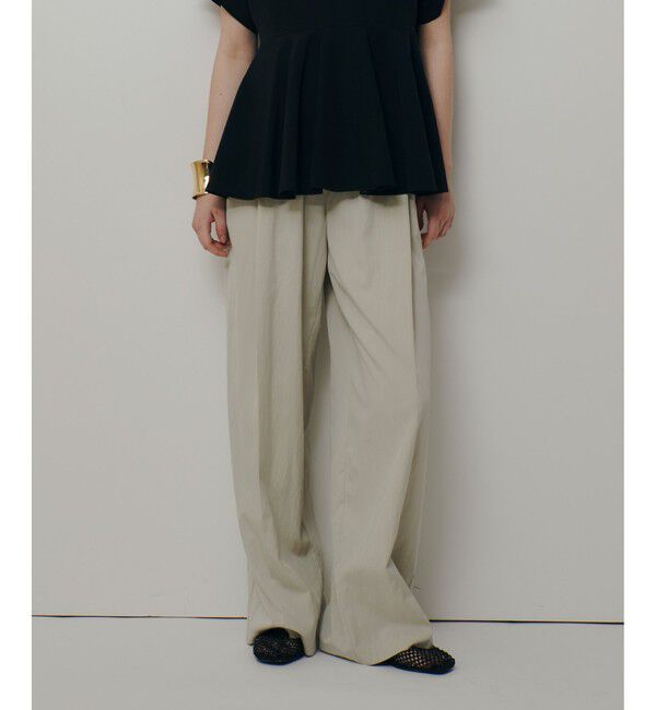 allureville「【ATELIER Line】ドローコードイージーパンツ」|チノ|