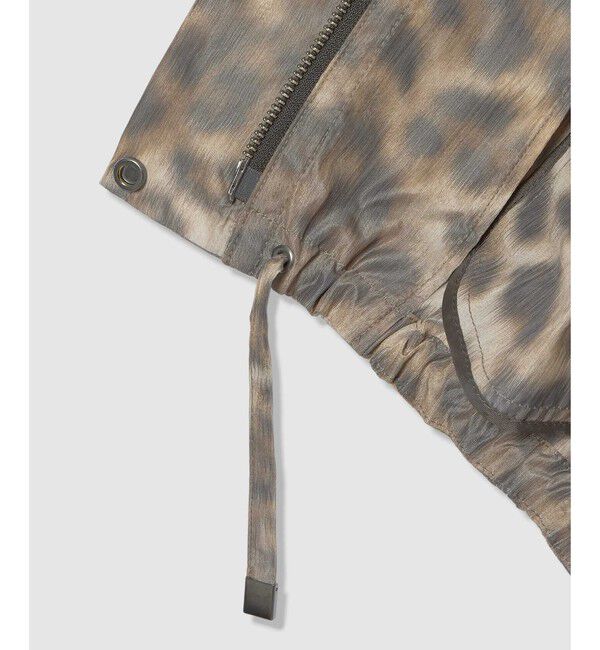 allureville「【ATELIER Line】レオパプリントスタンドカラーブルゾン」|ブルゾン・スタジャン|