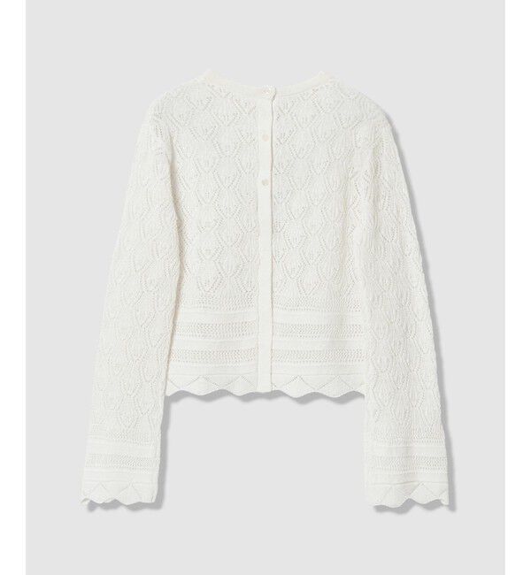 allureville「レースニットプルオーバー」|ニット・セーター|