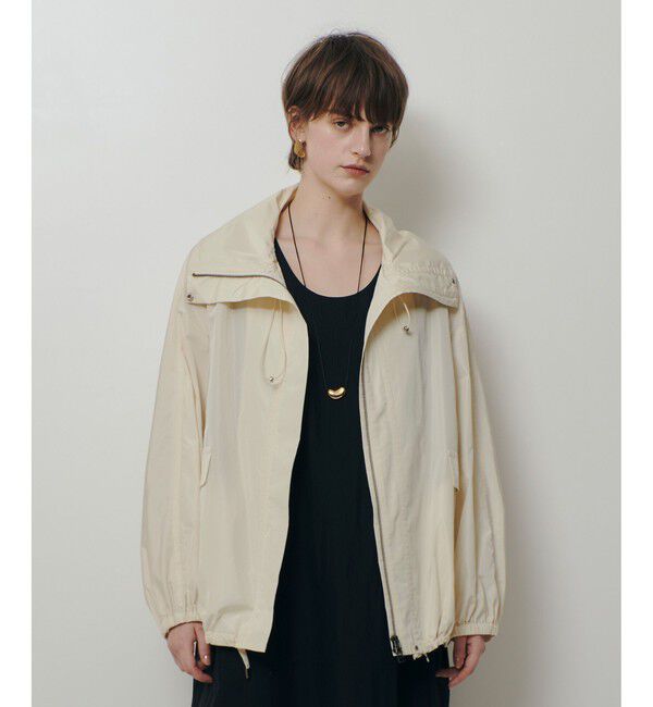 allureville「【ATELIER Line】メモリータフタスタンドカラーブルゾン」|ブルゾン・スタジャン|