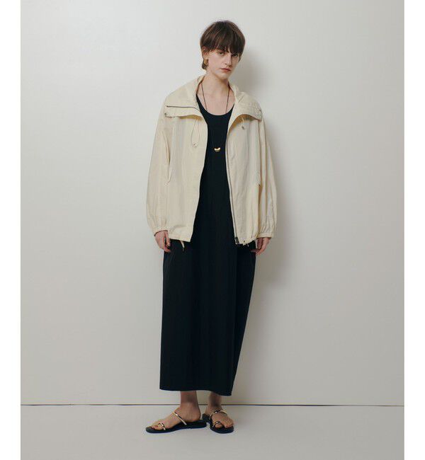 allureville「【ATELIER Line】メモリータフタスタンドカラーブルゾン」|ブルゾン・スタジャン|