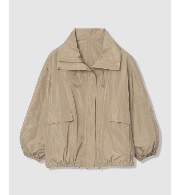 allureville「【ATELIER Line】メモリータフタスタンドカラーブルゾン」|ブルゾン・スタジャン|