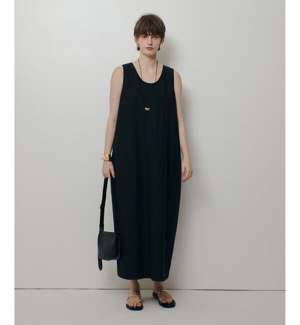 allureville「【ATELIER Line】ノースリーブコクーンワンピース」|ワンピース|