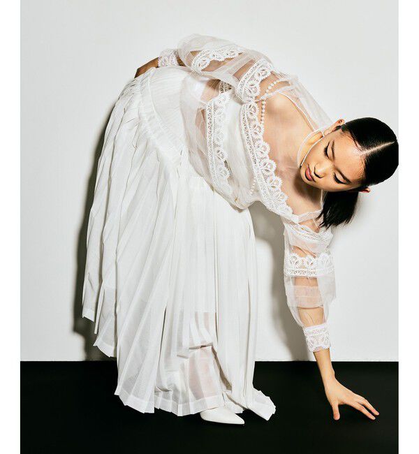 LOULOU WILLOUGHBY「【LOULOU WILLOUGHBY】チュールレースブラウス」|シャツ・ブラウス|