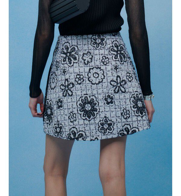 LOULOU WILLOUGHBY「【LOULOU WILLOUGHBY】MALHIA ツイードミニスカート」|スカート|