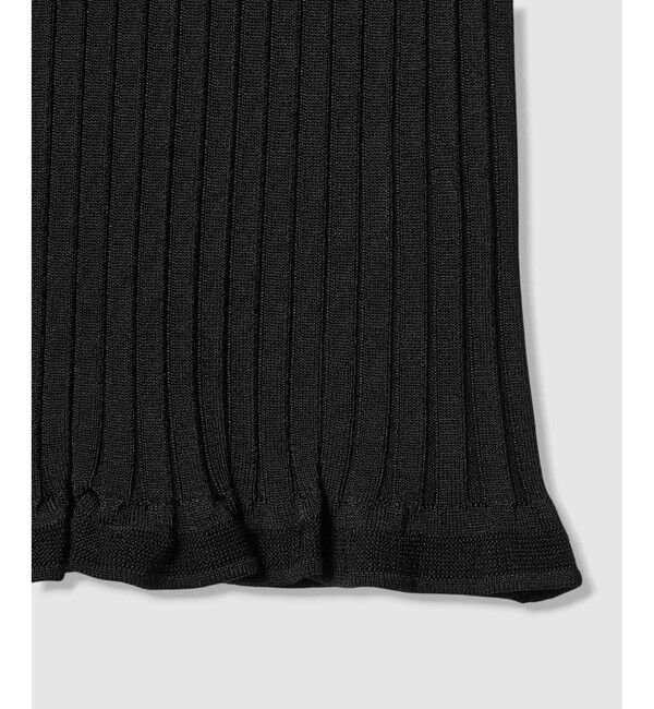 LOULOU WILLOUGHBY「【LOULOU WILLOUGHBY】ワイドリブヘムフリルタンク」|タンクトップ|