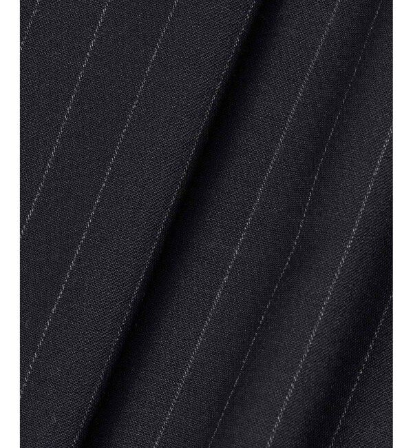 allureville「TWストライプハーフスリーブジャケット」|テーラードジャケット|