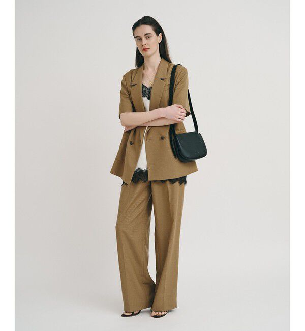 allureville「ハーフスリーブジャケット」|テーラードジャケット|