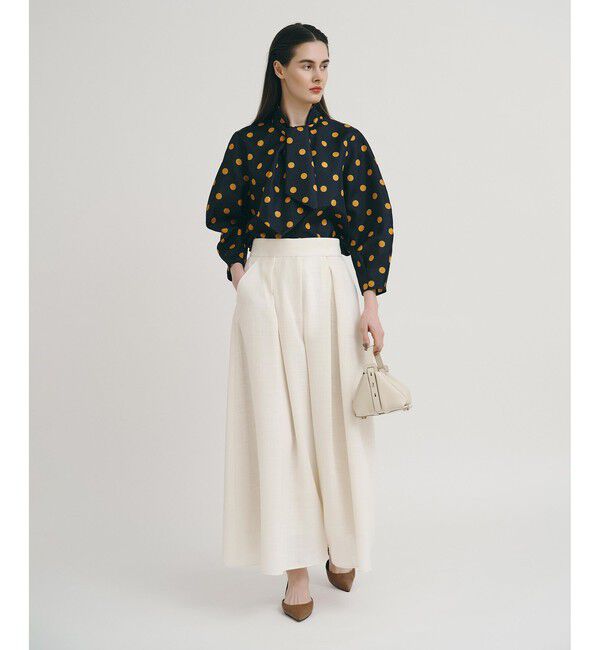 allureville「ポルカドットブラウス」|シャツ・ブラウス|