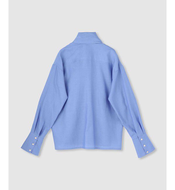 allureville「キュプラコットンビッグタイブラウス」|シャツ・ブラウス|