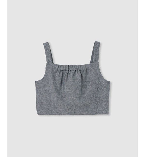 allureville「シャークスキンショートジレ」|ベスト・ジレ|