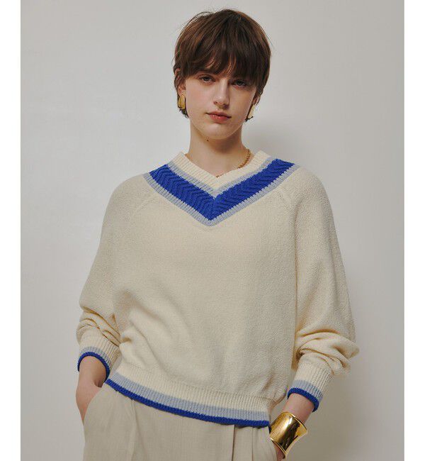 allureville「コットンブークレーチルデンニット」|ニット・セーター|