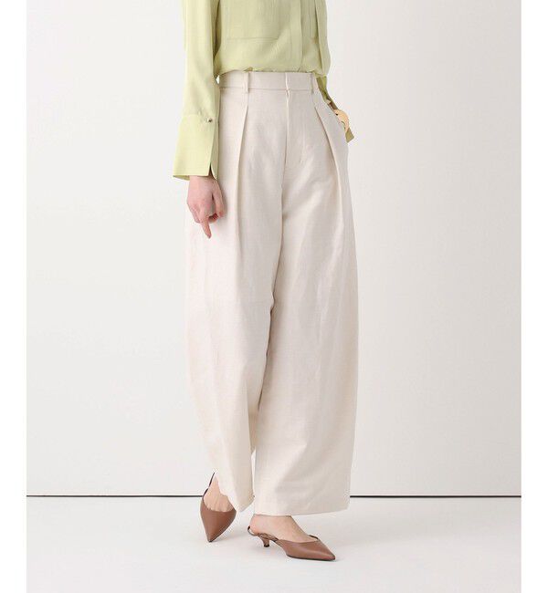 allureville「シャークスキンワイドパンツ」|チノ|