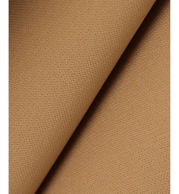 LOULOU WILLOUGHBY「【LOULOU WILLOUGHBY】ダブルクロスフレアペプラムジャケット」|ノーカラージャケット|