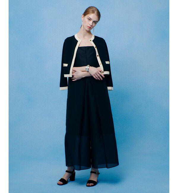 LOULOU WILLOUGHBY「◇【LOULOU WILLOUGHBY】バイカラーコンパクトカーディガン」|カーディガン|