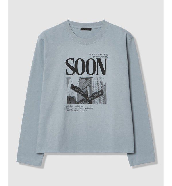 allureville「サイネージロゴロングTシャツ」|Tシャツ・カットソー|