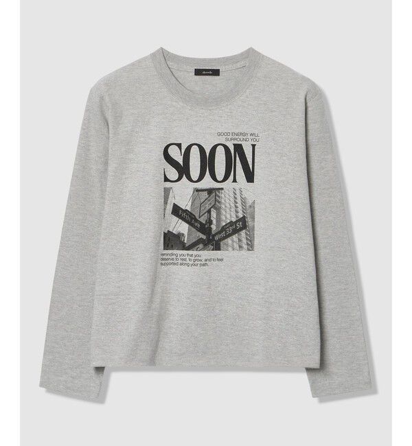 allureville「サイネージロゴロングTシャツ」|Tシャツ・カットソー|