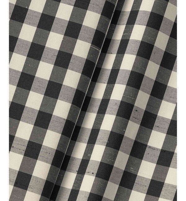 LOULOU WILLOUGHBY「【LOULOU WILLOUGHBY】スラブギンガムシャツワンピース」|ワンピース|