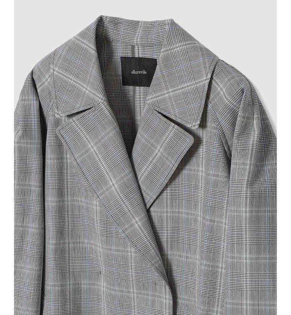 allureville「オーバーサイズショートトレンチコート」|トレンチコート|