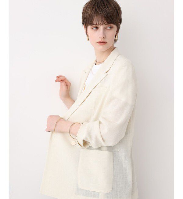 allureville「トリッカーカラミダブルジャケット」|テーラードジャケット|